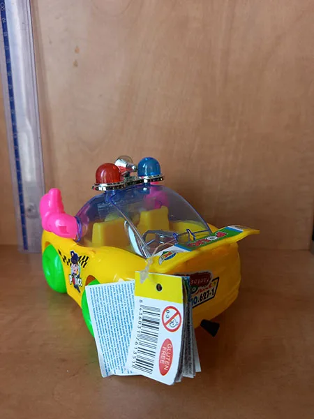 Toy car with candies
