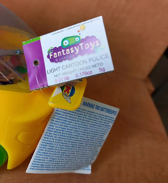 Toy car with candies