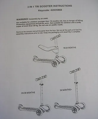 Toy scooter