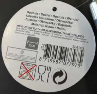 Ostrzeżenie publiczne dotyczące żywności: Migracja pierwszorzędowych amin aromatycznych z produktu pn. Łopatka kuchenna nylonowa