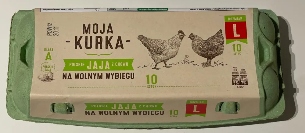 Ostrzeżenie publiczne dotyczące żywności: Stwierdzenie Salmonella Enteritidis na powierzchni skorupek jaj konsumpcyjnych
