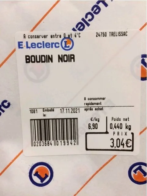 Boudin noir