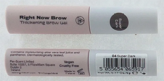 Eyebrow gel
