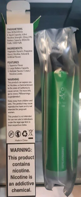 Disposable electronic cigarette