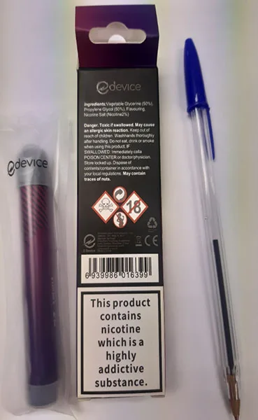 Disposable electronic cigarette