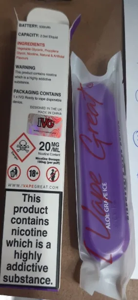 Disposable electronic cigarette