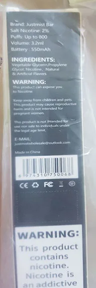 Disposable electronic cigarette