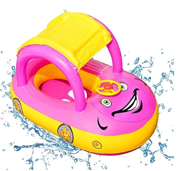Inflatable floating seat