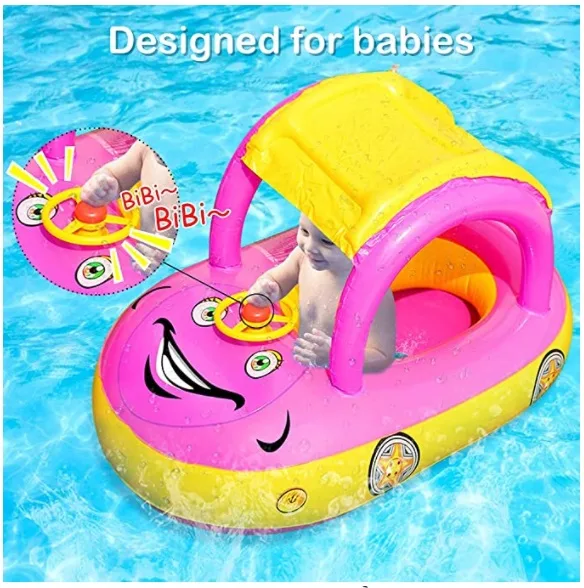 Inflatable floating seat