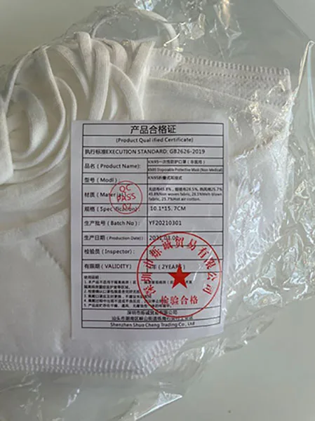 Particle filter mask