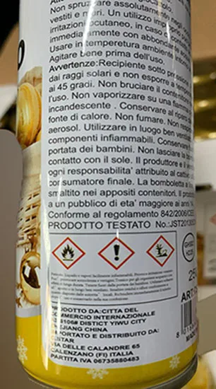 Decorative spray