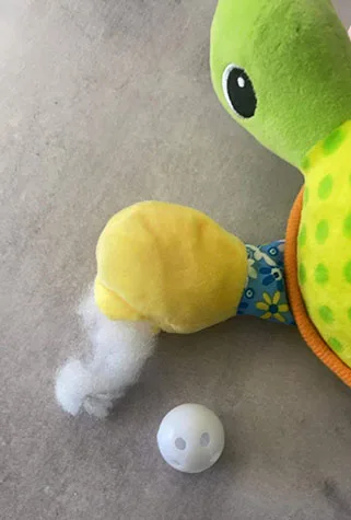 Soft toy rattle