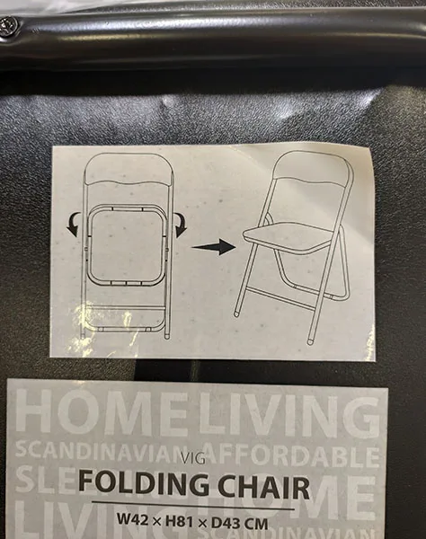 Folding chair