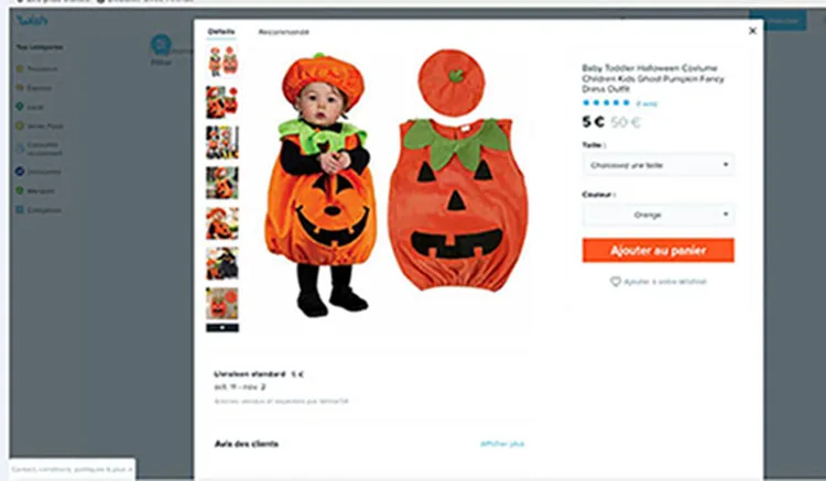 Children's fancy-dress costume