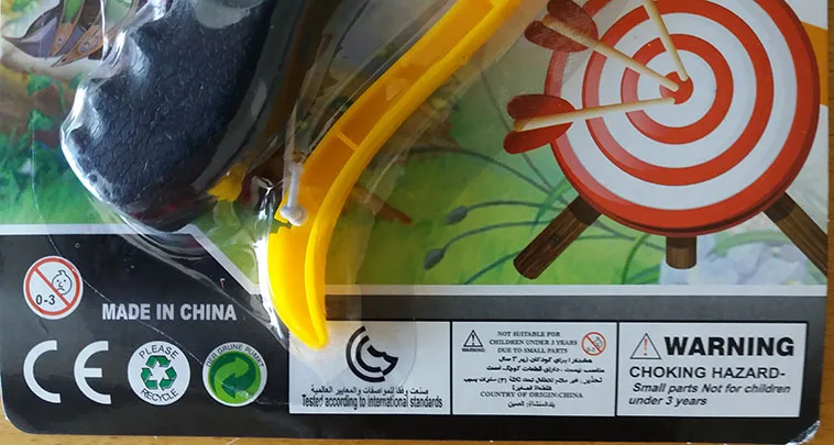 Toy bow with arrows