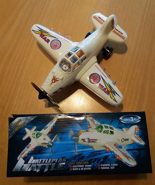 Electrical toy plane