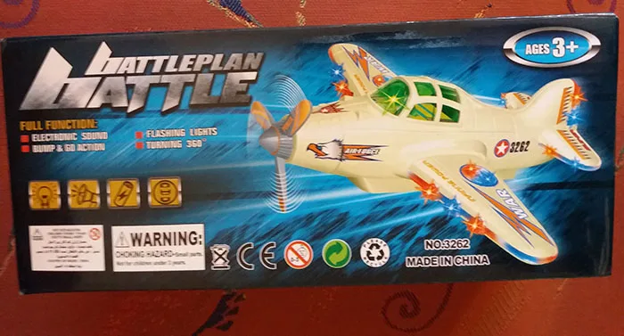 Electrical toy plane