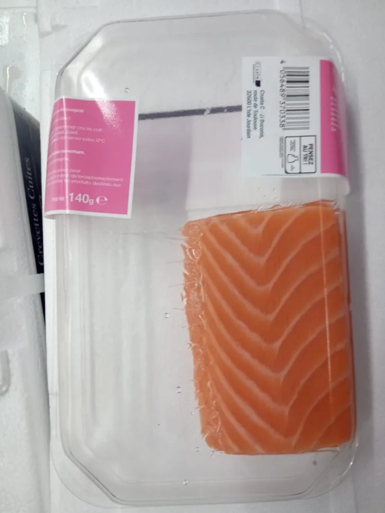 Coeur de saumon qualité sashimi