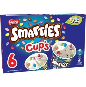 Smarties ®cups x 6
