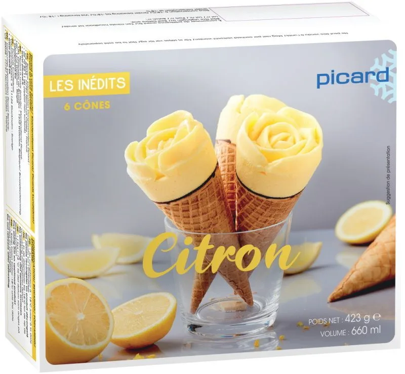 6 cones citron