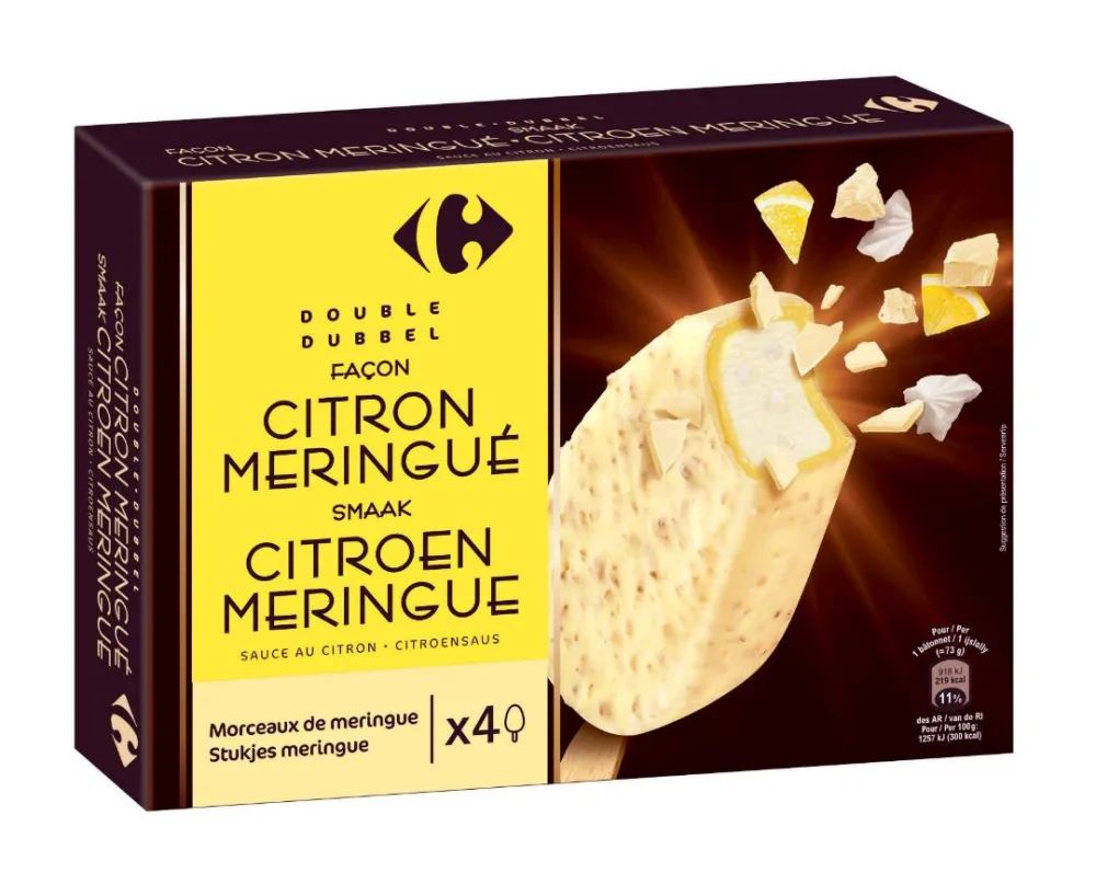 3 références de bâtonnets (x4) divers parfums carrefour