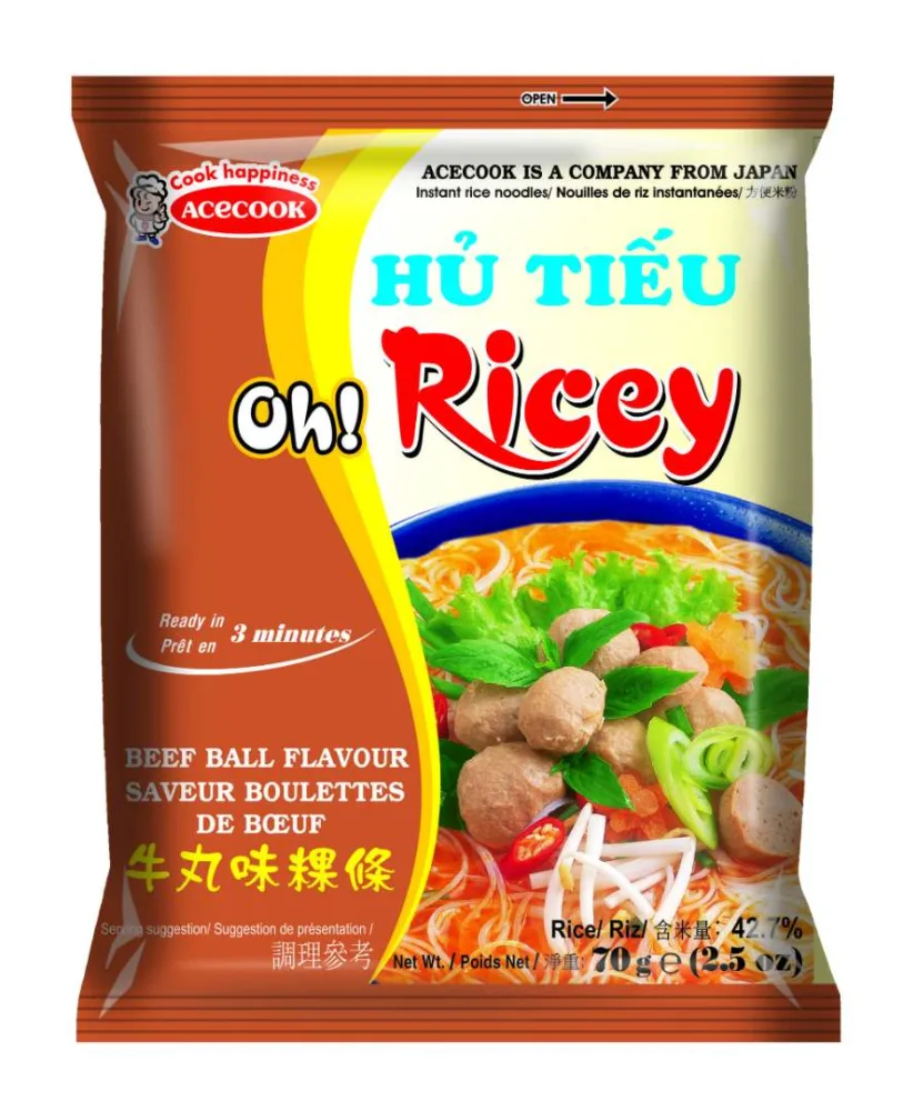Vermicelle instantanées de riz 70g oh ricey