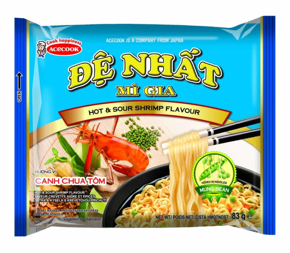 Soupe de nouilles instantanées de nhat
