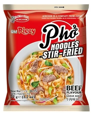 Nouilles de riz sautées instantanée 77g oh ricey