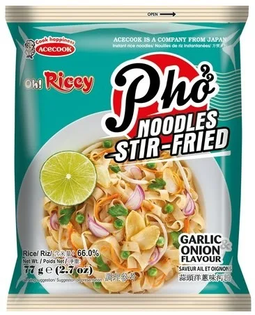 Nouilles de riz sautées instantanée 77g oh ricey