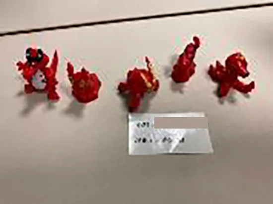 Plastic doll set