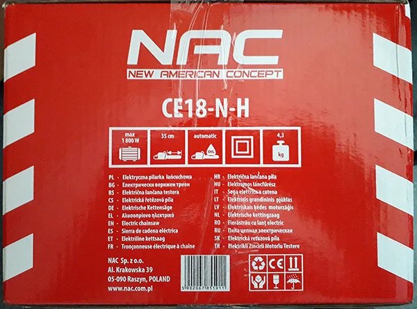 Electric chainsaw
