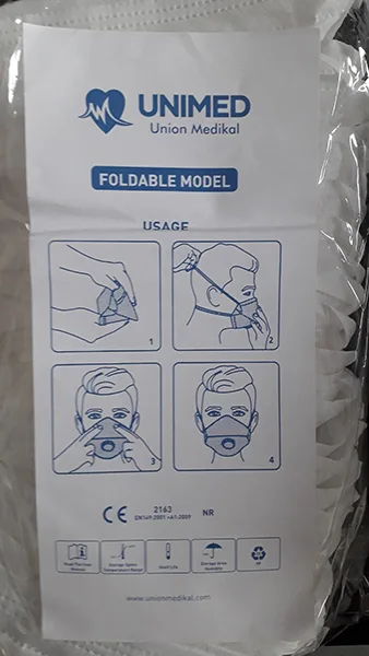 Particle filter mask