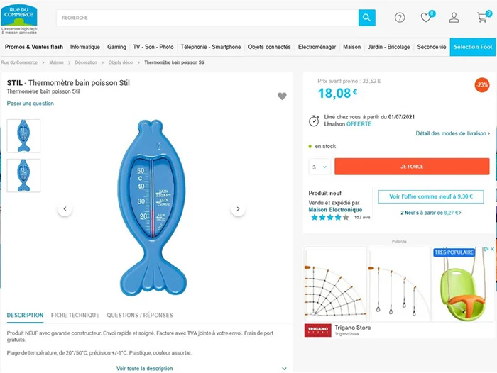 Children’s bath thermometer