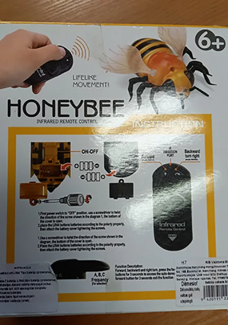 Radio-controlled (remote) bee