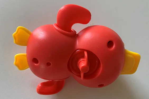 Plastic toy duck