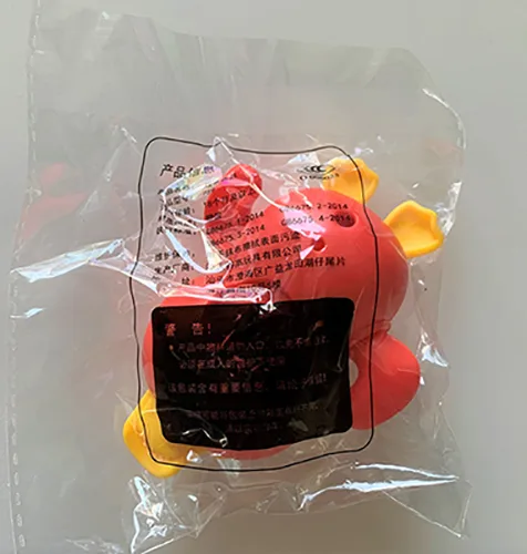 Plastic toy duck