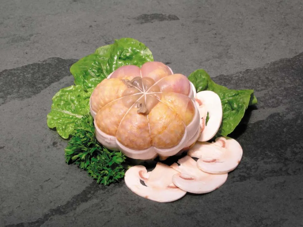 Roti de pintade forestière