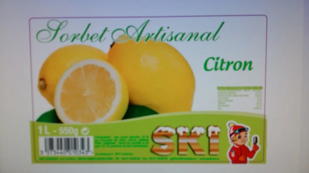 Sorbet citron