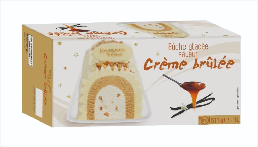 Buche 3 chocolats buche crème brulée