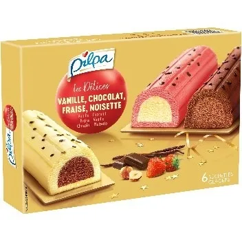 6 buchettes tout caramel 6 buchettes sorbets 6 buchettes tout chocolat 6 buchettes vanille fraise/chocolat/noisette 6 buchettes vanille chocolat pistache café