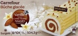 2 références de bûches glacées 1l carrefour-carrefour extra