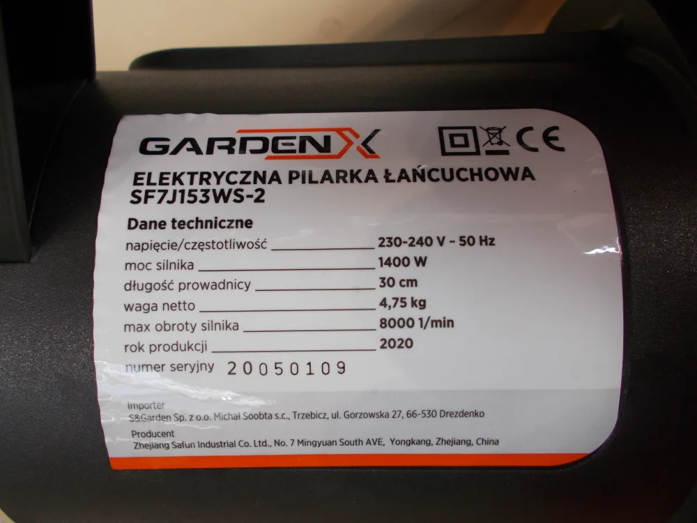 Electric chainsaw