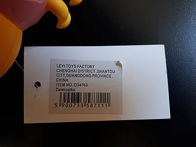 Plastic toy