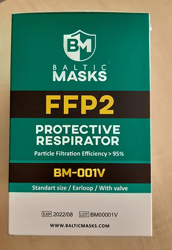 Particle filter mask