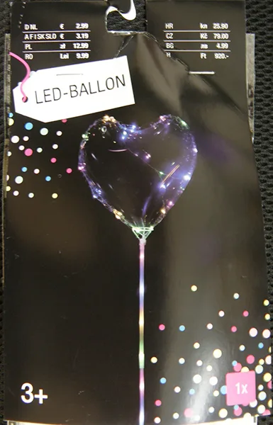 Balloon with LED lights