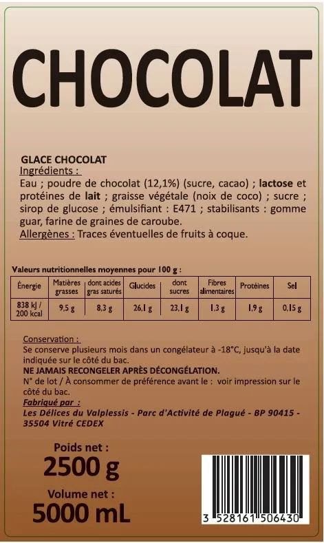 5l chocolat
