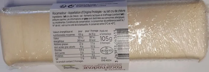Rocamadour aop 105g (3x35g) franprix
