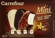 4 références de mini bâtonnets carrefour