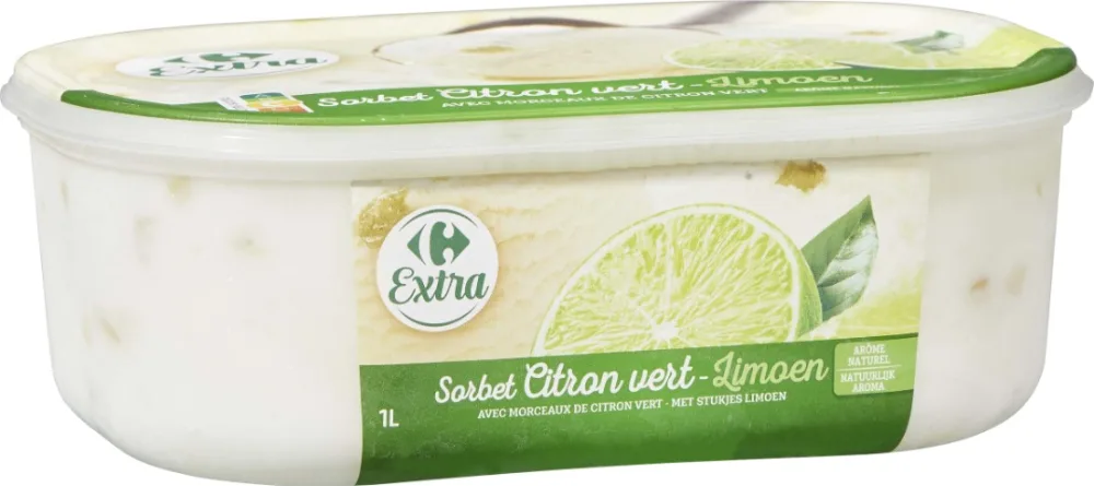 Bacs de glaces carrefour