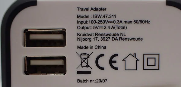 USB charger